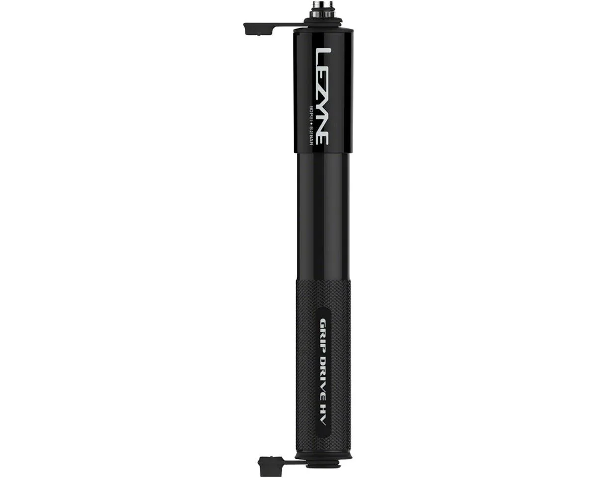 Lezyne Grip Drive HV Pump (Black) (High Volume) (M)